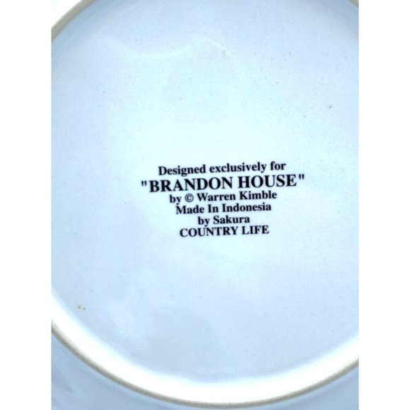 Warren Kimble by Sakura “Country Life” Salad Plate | Brandon House | Replacement - Picture 4 of 4